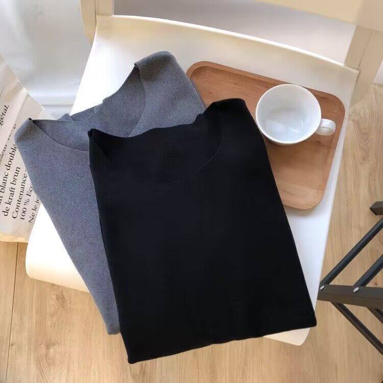 秋冬男款圆领打底保暖内衣 透气排汗速干抓绒衣德绒户外功能上衣