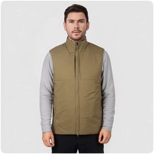 军版3M新雪丽棉马甲 保暖立领无袖坎肩棉衣内胆 防水透气舒适背心