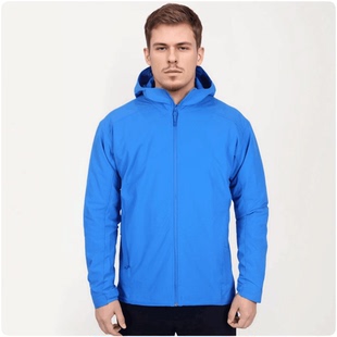 春季户外LT轻量连帽软壳衣 防风防水泼透气速干夹克外套登山徒步