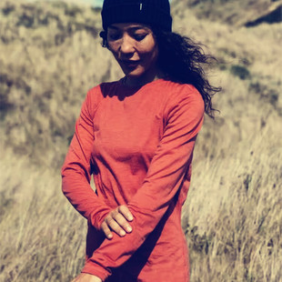 户外女美丽诺羊毛长袖T恤 防臭抗菌透气排汗保暖速干美利奴秋衣