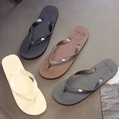 男士 凉拖鞋 人字拖鞋 夏季 个性 外穿2025新款 网红韩版 潮流室外凉鞋 潮