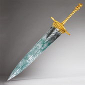 游戏黑暗之魂3月光大剑太阳骑士武器上级骑士盾牌树脂1比1COS道具