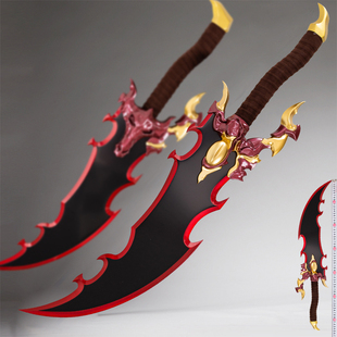 龙牙短剑全金属1比1模型未开刃 动漫我独自升级程肖宇短剑恶魔王