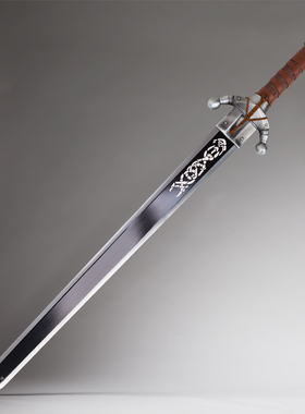 红色沙漠武器克里夫狼之剑金属COS中世纪骑士剑游戏周道具未开刃