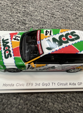 Spark 1/43 模型车 Honda 思域 EF9 JACCS 涂装 树脂模型 特价货