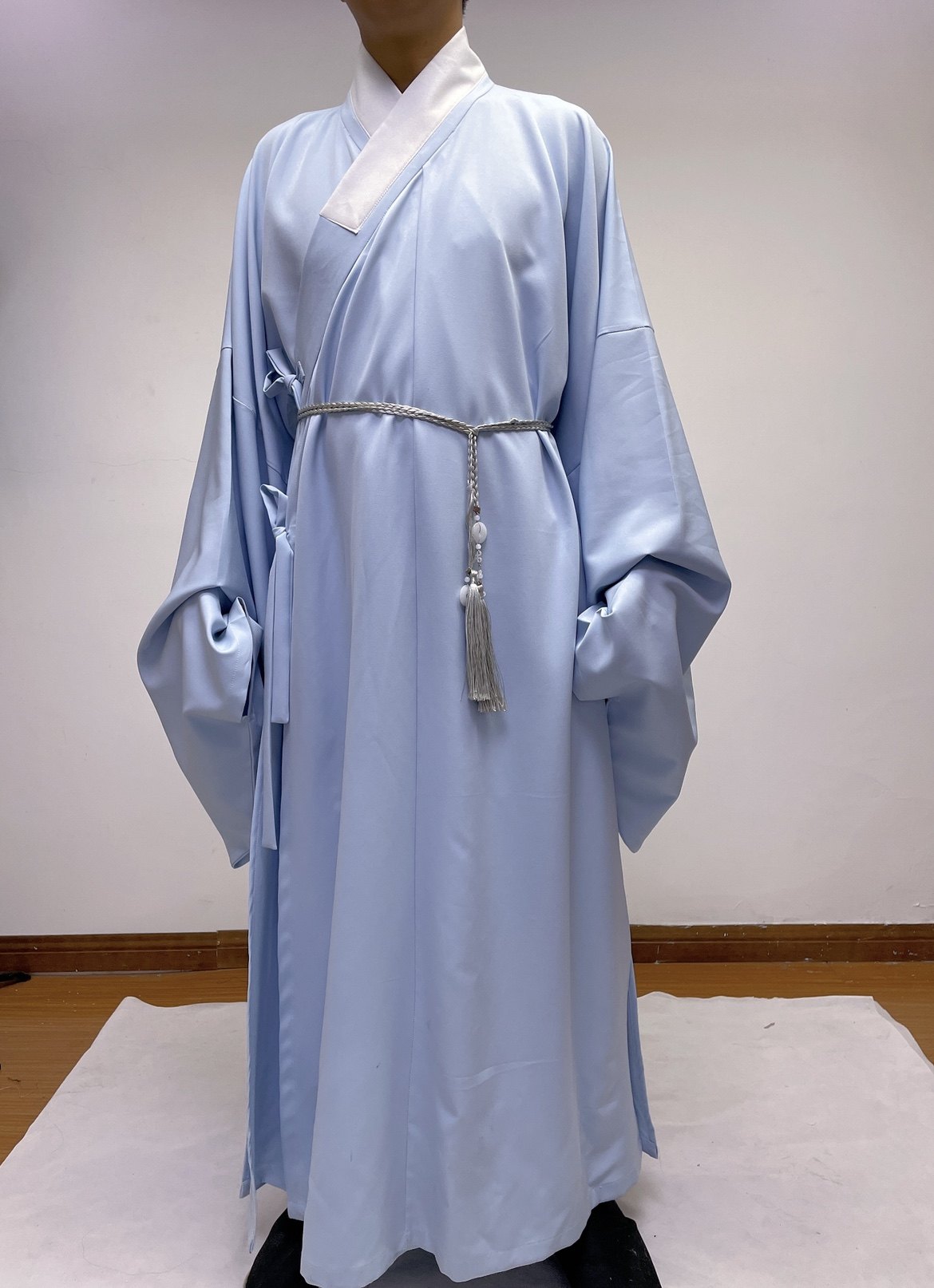 酱君原创明制直裰纯色汉服内搭日常民族服饰交领大码宽松现货