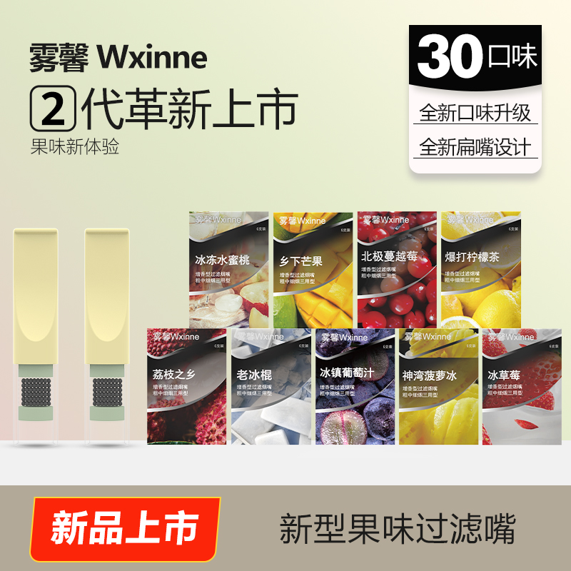 烟嘴新款水果味过滤烟管过滤器