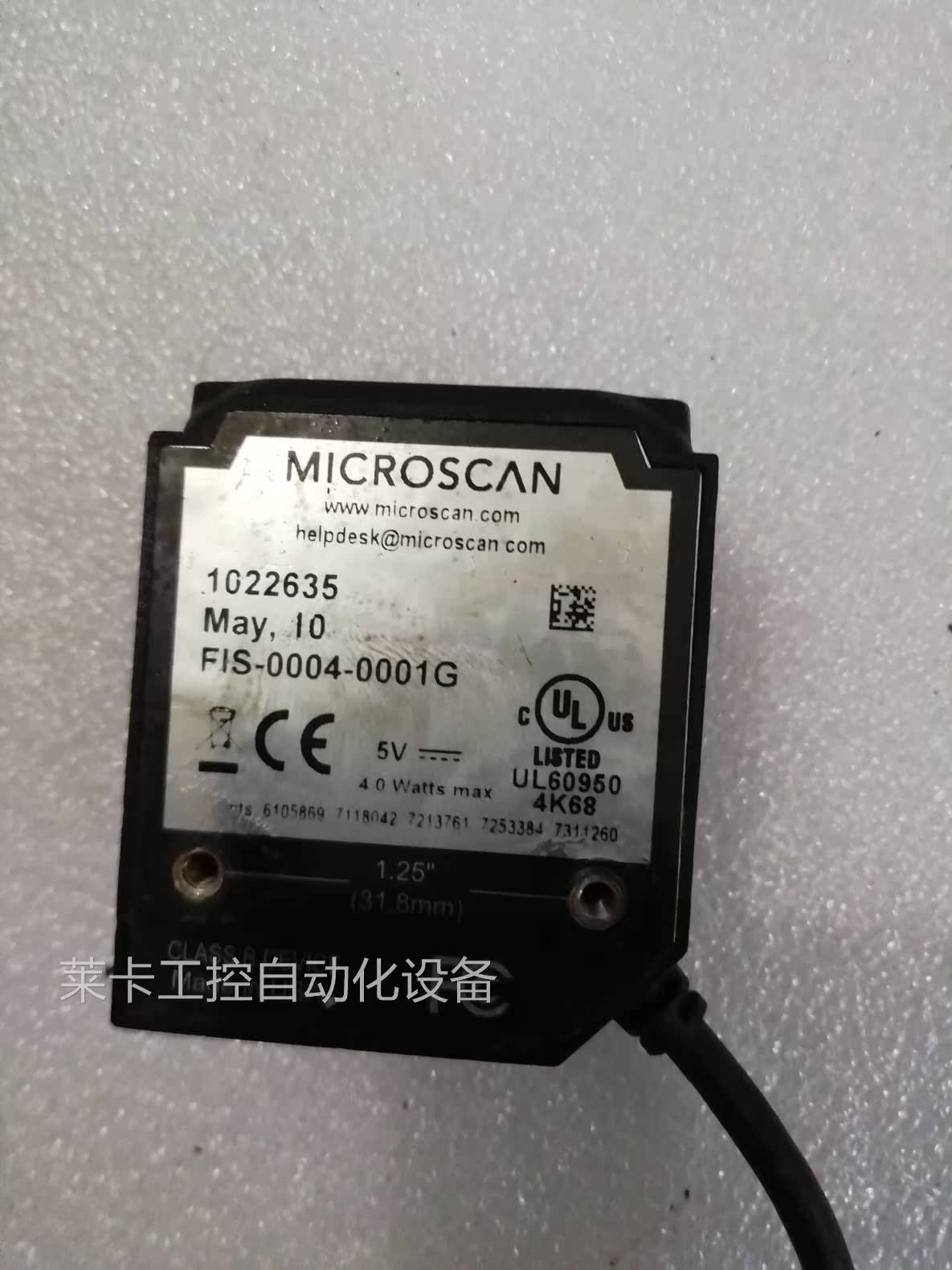 莱卡0a二手拆机思肯microscan-ms-4 fis-0004001g固定迈式扫码读