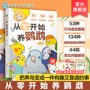赠贴纸 从零开始养鹦鹉 何可可 动物习性宠物食材图解 行为语言图鉴 常见问题解答 沟通训练技巧 新手饲养说明鸟类科普百科读物书