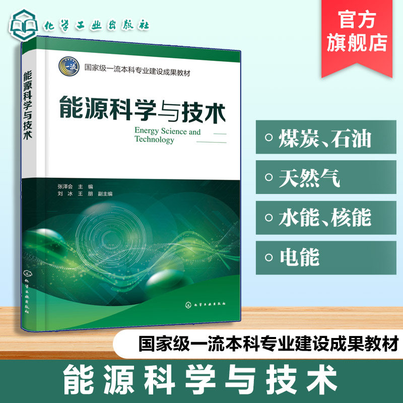能源科学与技术 张泽会 双碳低碳化 智能化 风能 基本概念基本原理 高效利用技术 CO2 化学工程与工艺 应用化学 能源化工本科教材