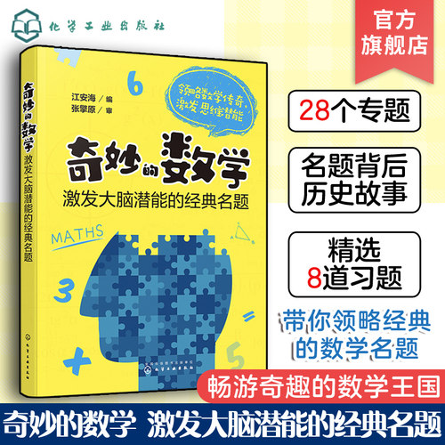 正版 奇妙的数学 激发大脑潜能的经典名题 6-12-15岁中小学生教辅课外读物 经典数学名题 畅游奇趣的数学王国 超强大脑数学书籍