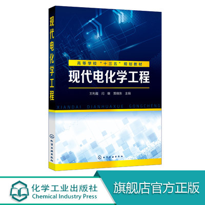 现代电化学工程 王利霞 闫继 化学化工类专业 材料类专业 能源类专业学生教材 现代电化学工程电化学工程电化学电镀有机电合成书籍