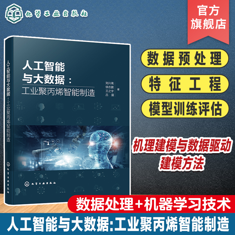 人工智能与大数据 工业聚丙烯智能制造 解数据处理 机器学习技术 数据预处理 特征工程 模型训练评估高等院校自动化等专业应用教材
