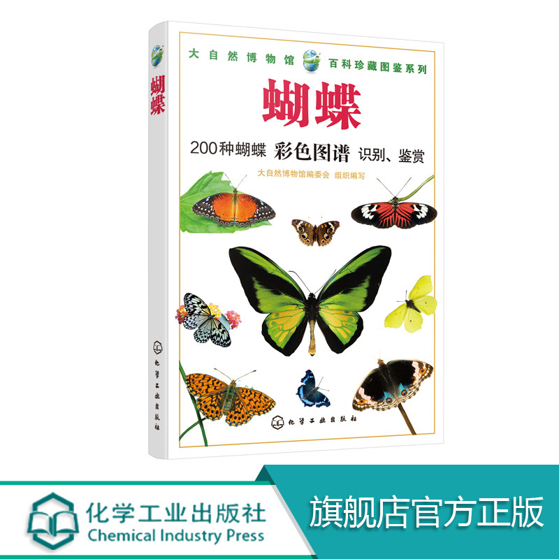 大自然博物馆 百科珍藏图鉴系列 蝴蝶 青少年中小学生动植物科普百科