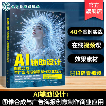 AI辅助设计 图像合成与广告海报创意制作商业应用 人工智能创意设计实战教程 平面广告视觉设计元素创意技法 商业设计效率提升指南