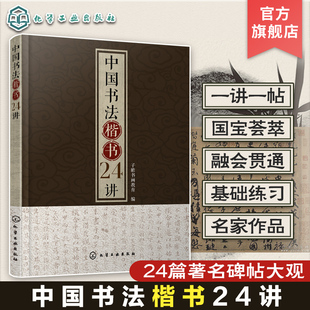 执笔用笔中国书法发展史图书籍 书法基本功临摹范本字体练习本 中国书法楷书24讲 大篆小篆草书楷书行书隶书不同书碑帖讲解解析