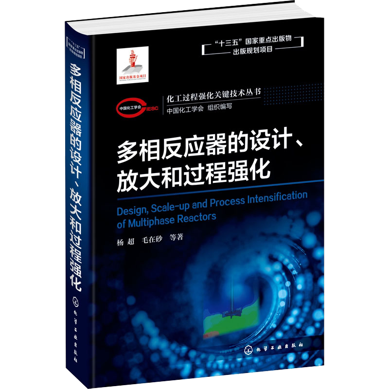 化工过程强化关键技术丛书 多相反应器的设计 放大和过程强化  杨超 毛在砂著 多相反应器模型模拟与测量工业反应过程强化技术书籍