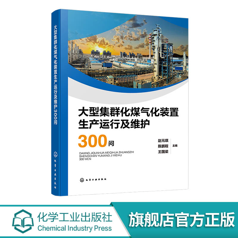 大型集群化煤气化装置生产运行及维护300问 煤气化基础知识 生产准备与试车 生产操作与维护 设备运行与维护 电气与仪表基础知识书