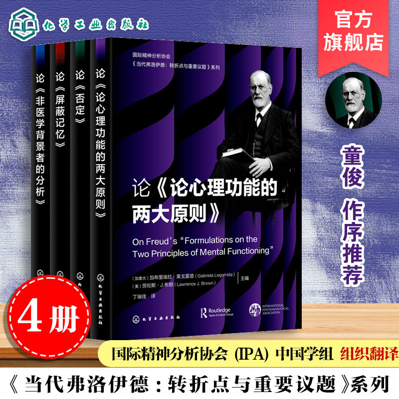 4册 论屏蔽记忆 论非医学背景者的分析 论否定 论论心理功能的两大原则 国际精神分析协会 当代弗洛伊德转折点与重要议题系列书籍