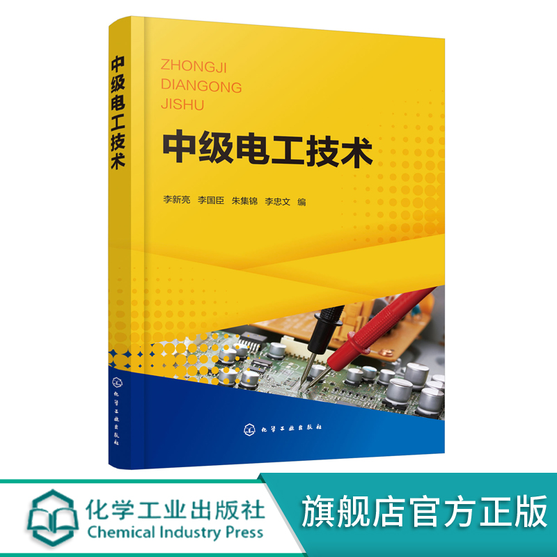 中级电工技术李新亮中级电工考证培训教程书籍中级电工培训考核教材用书电工作业操作资格证考核培训教材考证试题库模拟试卷