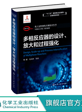 化工过程强化关键技术丛书 多相反应器的设计 放大和过程强化  杨超 毛在砂著 多相反应器模型模拟与测量工业反应过程强化技术书籍