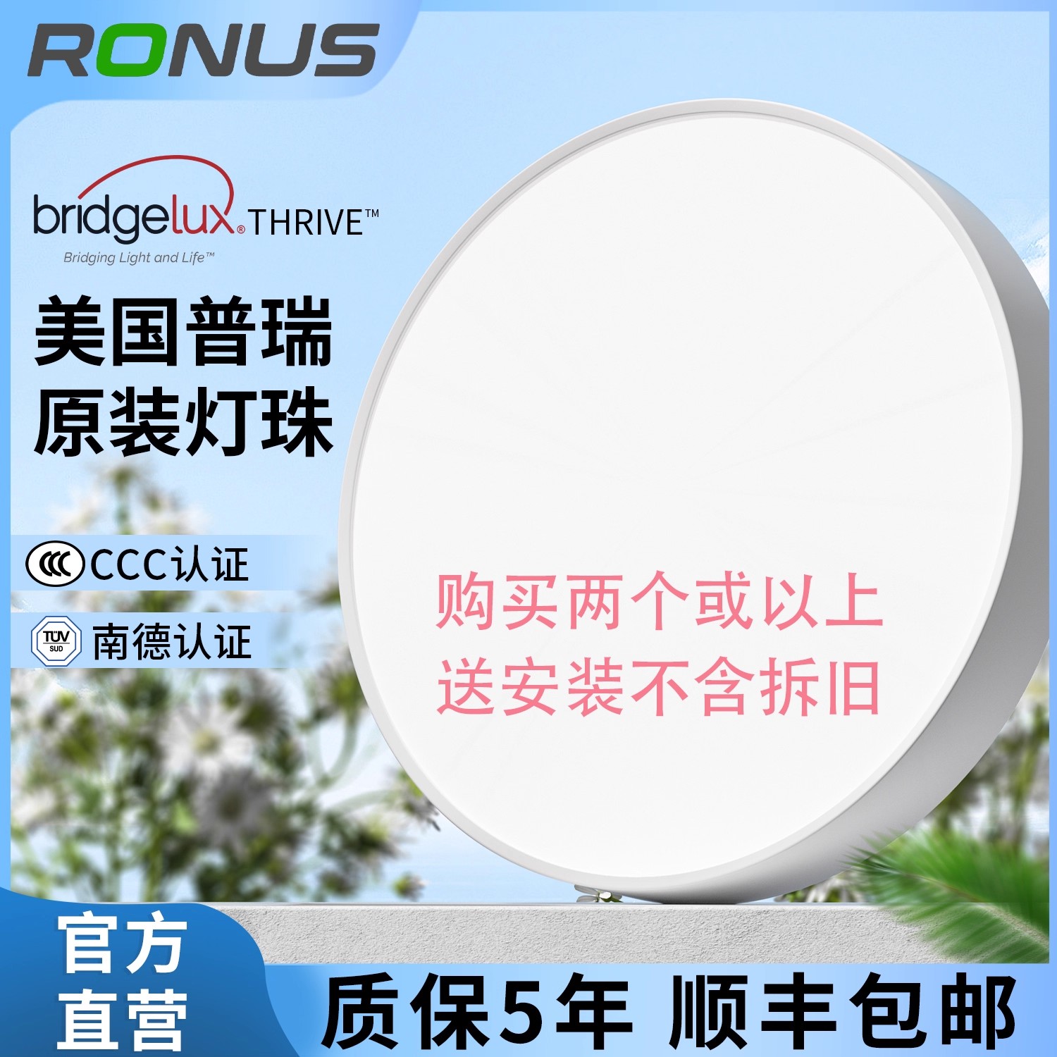 高显原装护眼自然光灯珠Ronus