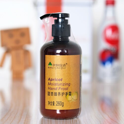 时尚生活元素I004-B甜杏臻养护手霜家庭装大瓶按压滋养保湿滋润