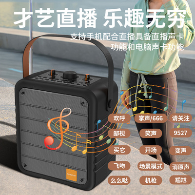 乐儿飞新款户外广场舞移动K歌音响家用唱歌直播神器卡拉OK音箱小