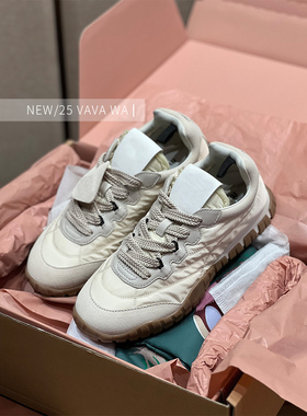 【VAVA WA】渠道顶板！德训鞋女新款系带轮胎鞋休闲运动鞋
