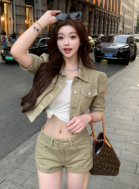 张林超LIN BOUTIQUE 土耳其复古orta复古水洗牛仔套装