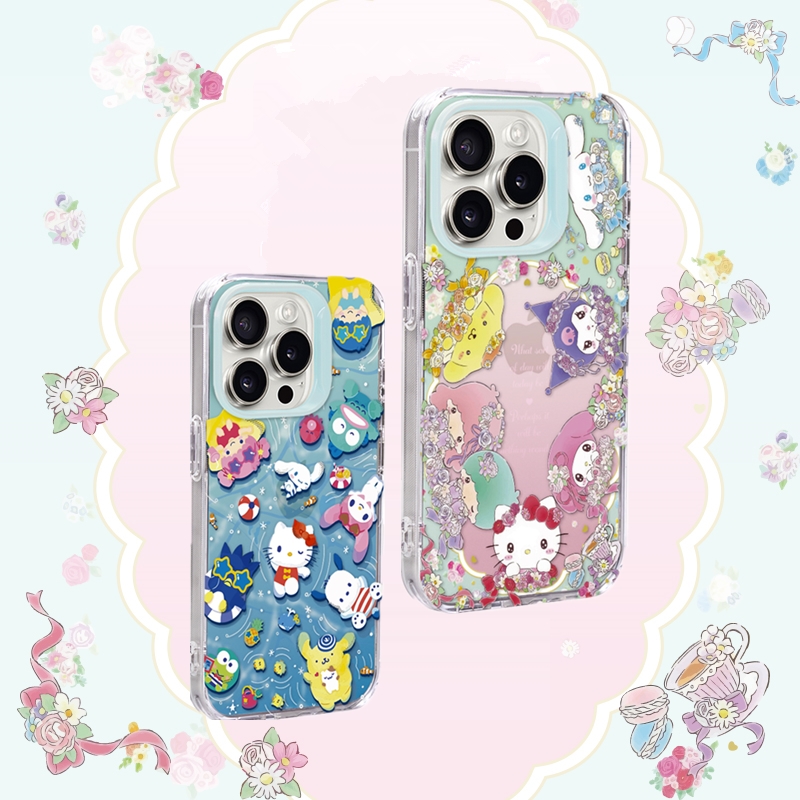 三丽欧kitty真双层图案手机壳