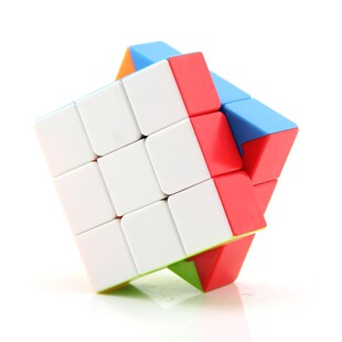 泛新233彩色魔方 彩色二二三阶异形实色223长方形2阶3阶魔方 包邮