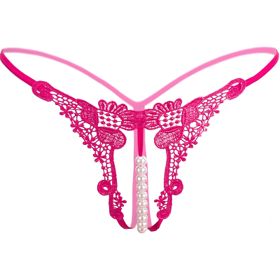 开裆丁字裤女时尚珍珠按摩