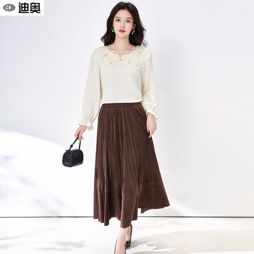 迪奥秋季新款巨好看两件套装裙女