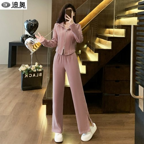 迪奥25秋冬新款时尚两件套装裤女