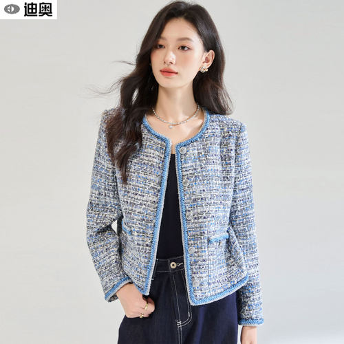 迪奥大牌小香风外套女轻奢风上衣