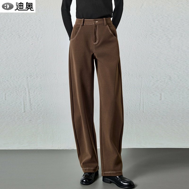 迪奥宽松显瘦女士直筒裤牛仔裤2026春秋新款高级感气质通勤阔腿裤,女装/女士精品,牛仔裤,淘宝优惠券,粉丝福利购,淘宝优惠卷