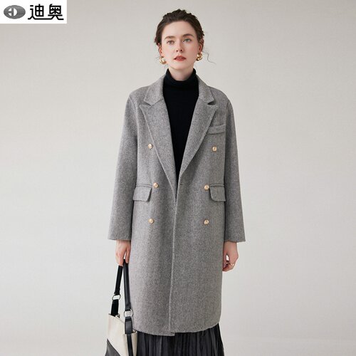 羊毛大衣外套正装斜纹厚西装