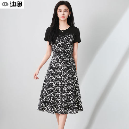 迪奥法式连衣裙独特设计感裙子夏
