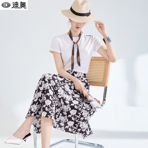 迪奥裙子套装女夏日穿搭一整套