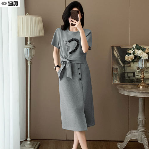 迪奥高级设计感休闲两件套装女夏