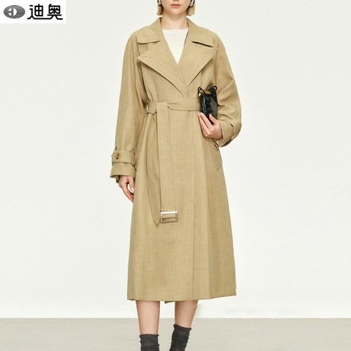 迪奥大牌慵懒松弛感风衣外套女