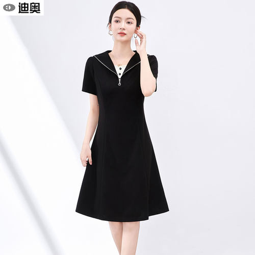 迪奥高端连衣裙慵懒松弛休闲裙子