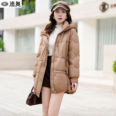 迪奥韩版气质减龄白鸭绒羽绒服女