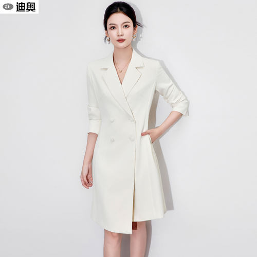 迪奥正式职业装连衣裙干练西装裙