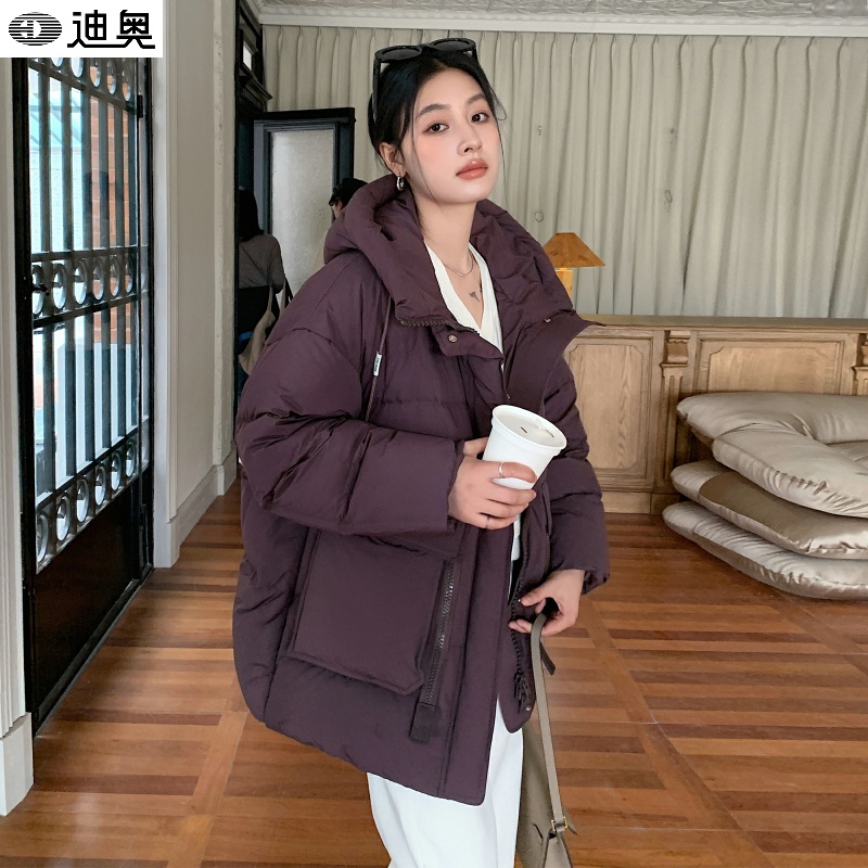 迪奥品牌专柜羽绒服女款加厚棉衣