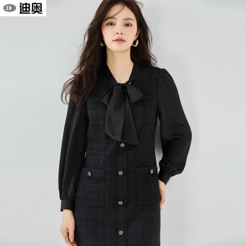 迪奥轻奢优雅轻职场高级感连衣裙