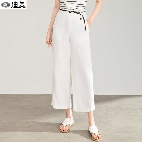 迪奥夏季薄款简约休闲阔腿裤女