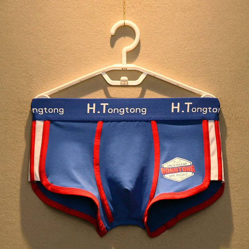 男士内裤男平角裤纯棉透气个性潮流青年运动四角短裤头男生底裤衩,女士内衣/男士内衣/家居服,男平角内裤,淘宝优惠券,粉丝福利购,淘宝优惠卷