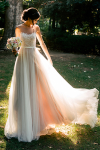 Sam lawn outdoor beach beach bride wedding dress